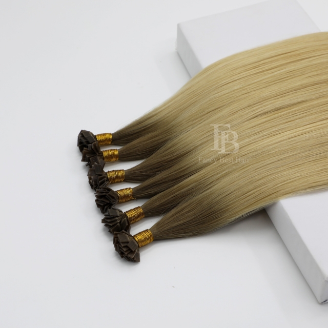 #T8-22 Ombre Flat Tip Hair
