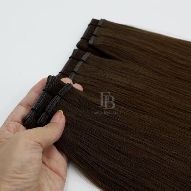 #3 Dark Brown - Fancy Weft