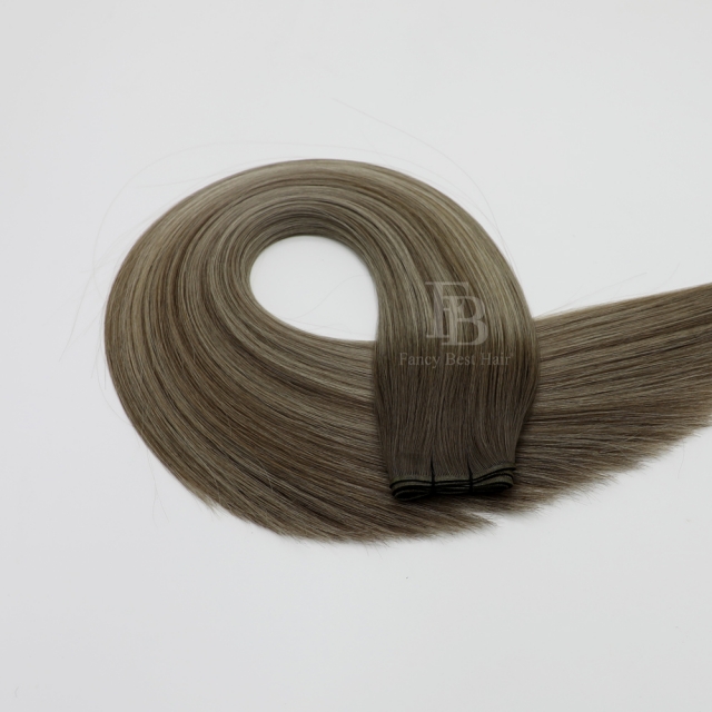 #T7-P7/ice Rooted Balayage    -- Fancy Weft