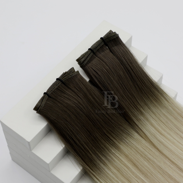 #T7-M60/ice  Rooted Balayage  -- Fancy Weft