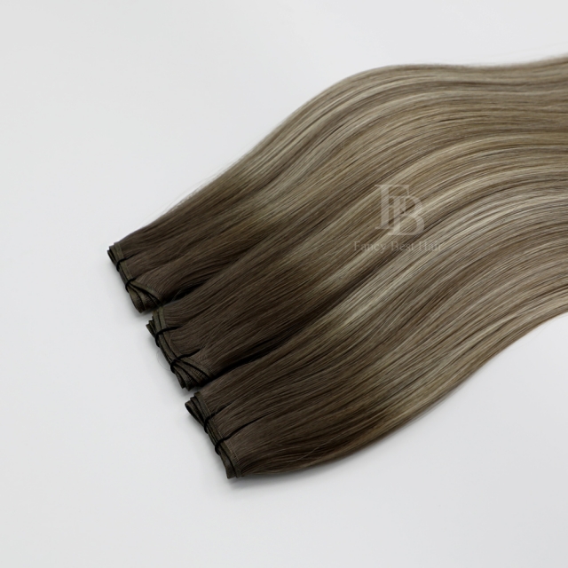 #T7-P7/ice Rooted Balayage    -- Fancy Weft