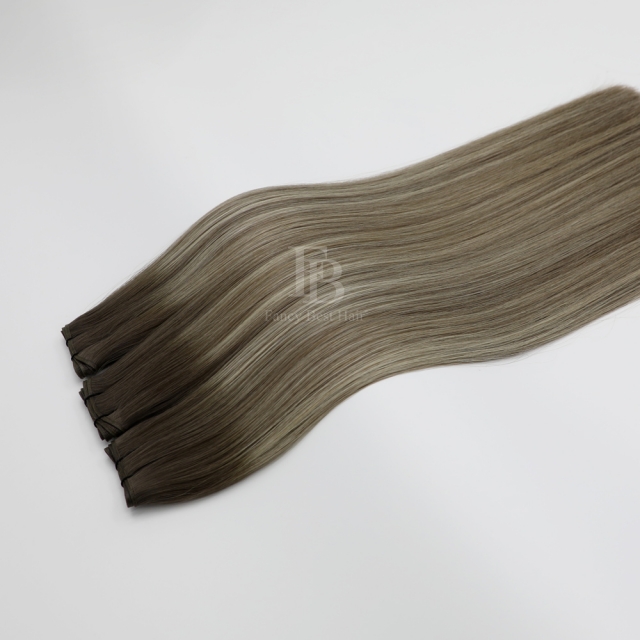 #T7-P7/ice Rooted Balayage    -- Fancy Weft