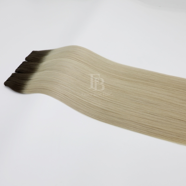 #T7-M60/ice  Rooted Balayage  -- Fancy Weft
