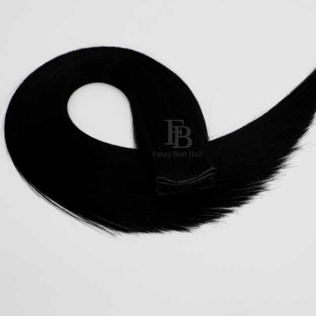 #1 Jet Black - Fancy Weft