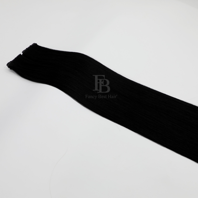 #1 Jet Black - Fancy Weft