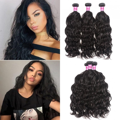 Wholesale Natural Wave 3Bundles 10-30 Inches Human Hair Weave