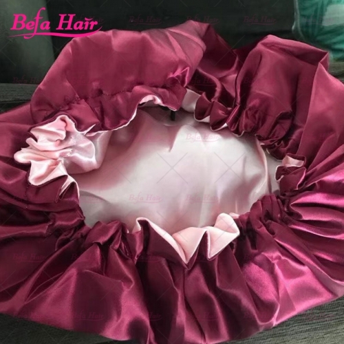 Wholesale High Quality Double Layer Shower Caps For Women Girls