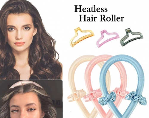 Wholesale Fashion No Heat Hair Ribbon Curler Rollers Heatless Silk Hair Curler
