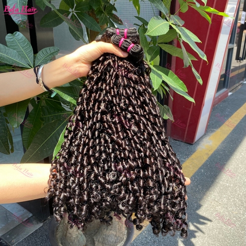 Wholesale Double Drawn 3 Bundles Pixie Hair,can do dropshipping