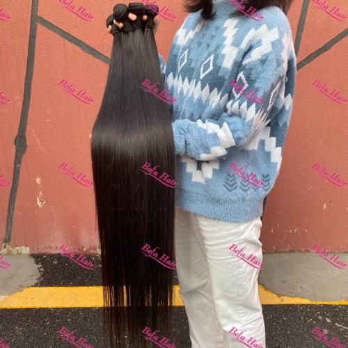 Wholesale Straight 1Bundles 8-30 Inches Natural Black human Hair Weave