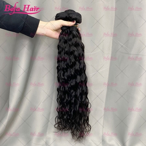 Wholesale Water Wave 4Bundles 10-30 Inches Natural Human Hair Weave