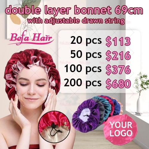Wholesale Double Layer Bonnet 69cm Set Package