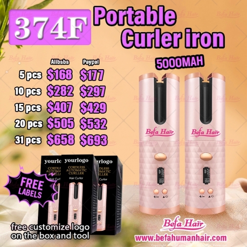 374F Portable Curler iron