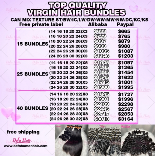 Top Quality Virgin Hair Bundles