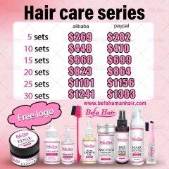 Hair care series (edge control & glue & remover & brush & serum & wax stick & lace tint spray & mousse & glue pen 3 in 1)