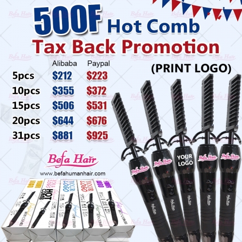 500F Hot Comb Tax Back Promotion