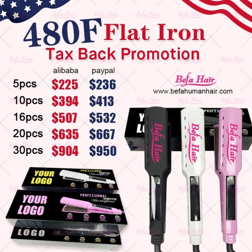480F Flat lron Deal Tax Back Promotion