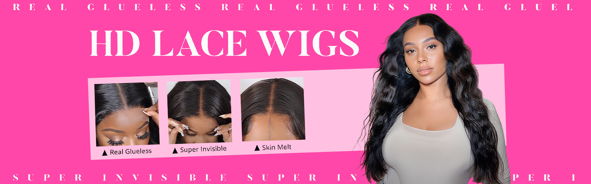 HD lace human hair wigs