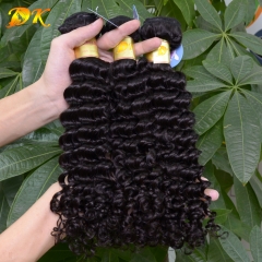 100% Virgin Human Hair Bundles Wholesale Outlet Cheap Deep Curly Brazilian Virgin Hair Weft