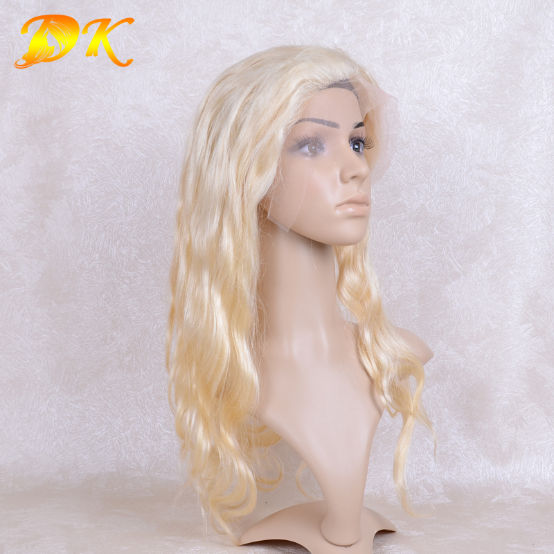 613# Blonde Body Wave Full lace Wig 100% human virgin hair