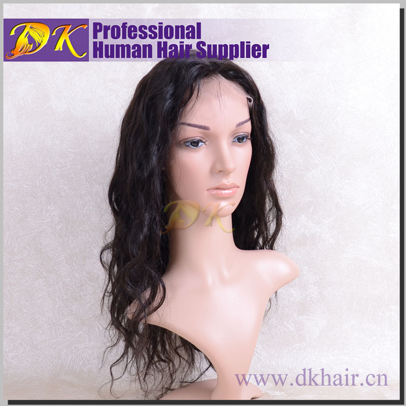 Elegant wave Hair Full lace Wig 100% human Deluxe hair