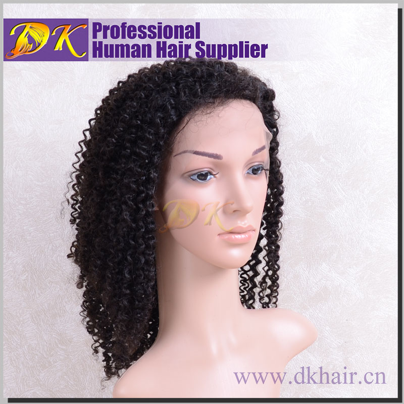 Loose Curly Hair Full lace Wig 100% human Deluxe hair