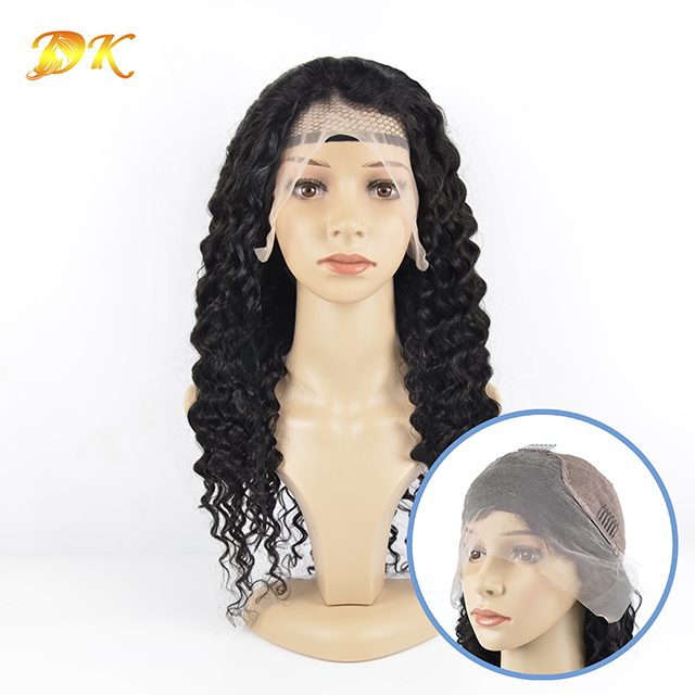 Deep Wave 13x4 13x6 360 lace frontal Wig Deluxe virgin hair