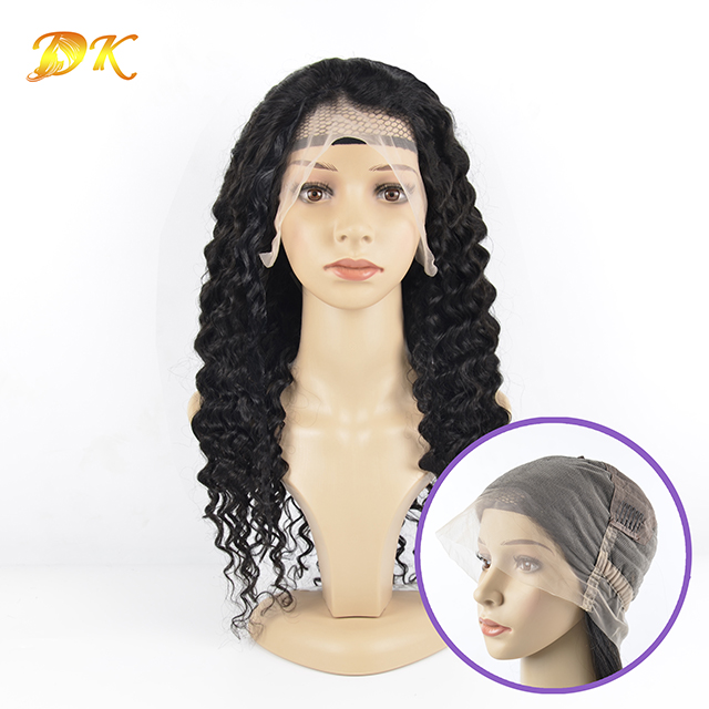 Deep Curly Full lace Wig 100% human virgin hair