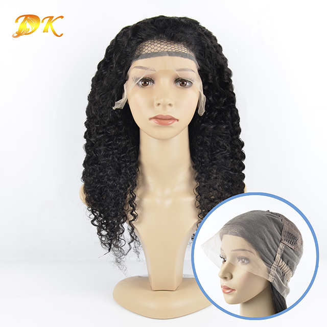 Jerry Curly Hair Full lace Wig 100% human Deluxe hair