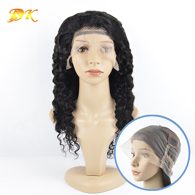 Water Wave Hair Full lace Wig 100% human Deluxe hair