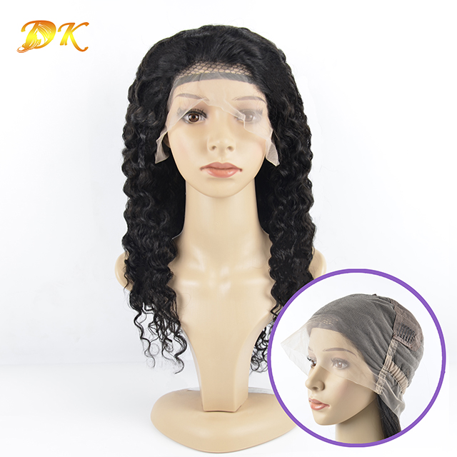 Water Wave Full lace frontal Wig 100% human virgin hair