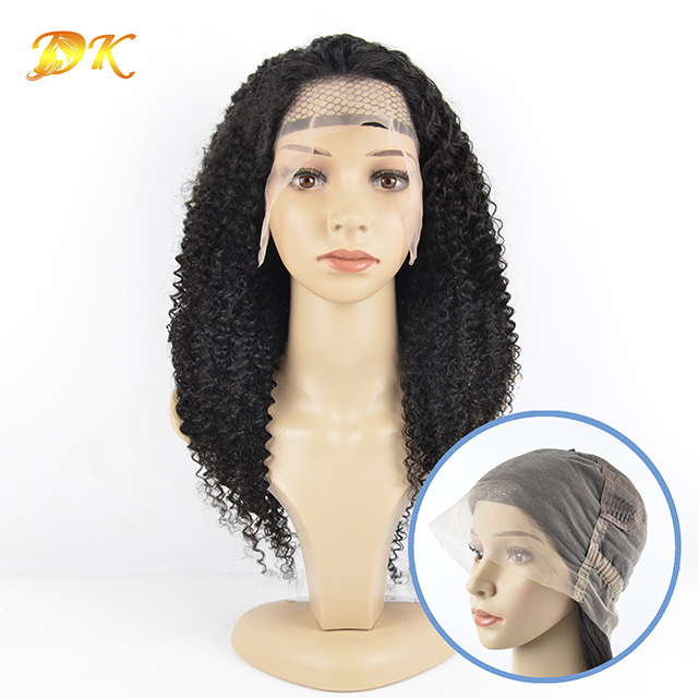 kinky Curly Hair Full lace Wig 100% human Deluxe hair