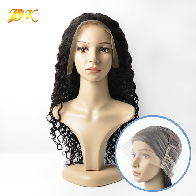 French Wave Hair Full lace Wig 100% human Deluxe hair