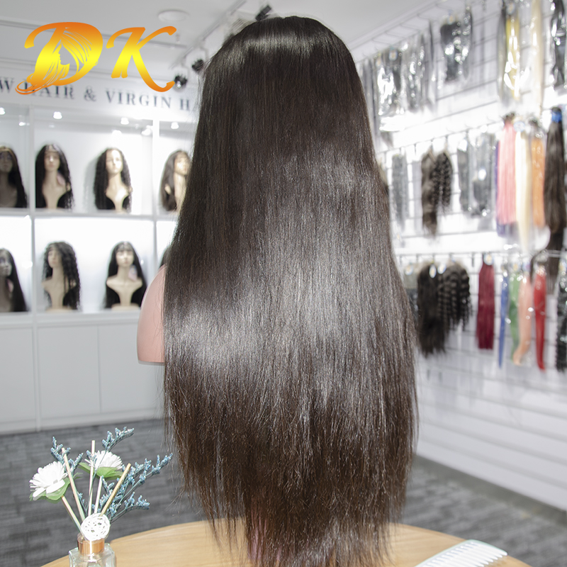 Straight Hair Full lace Wig 100% human Plus hair