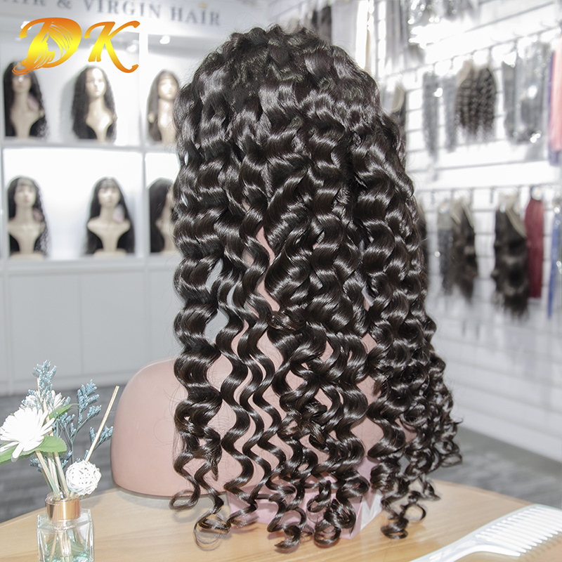 Loose Wave Hair Full lace Wig 100% human Plus hair