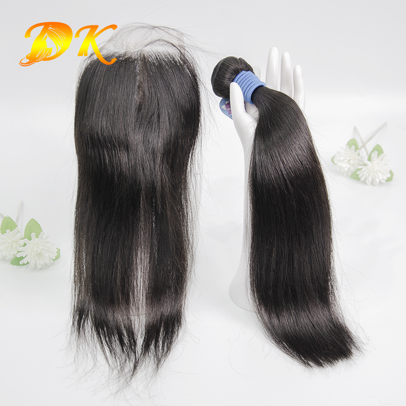 Straight Bundle deals with Closure 4x4 5x5 6x6 Deluxe Virgin Hair