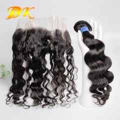 Big Curly Hair Weaving & Transparent HD 13x4 13x6 Lace Frontal Deluxe Virgin Human Hair