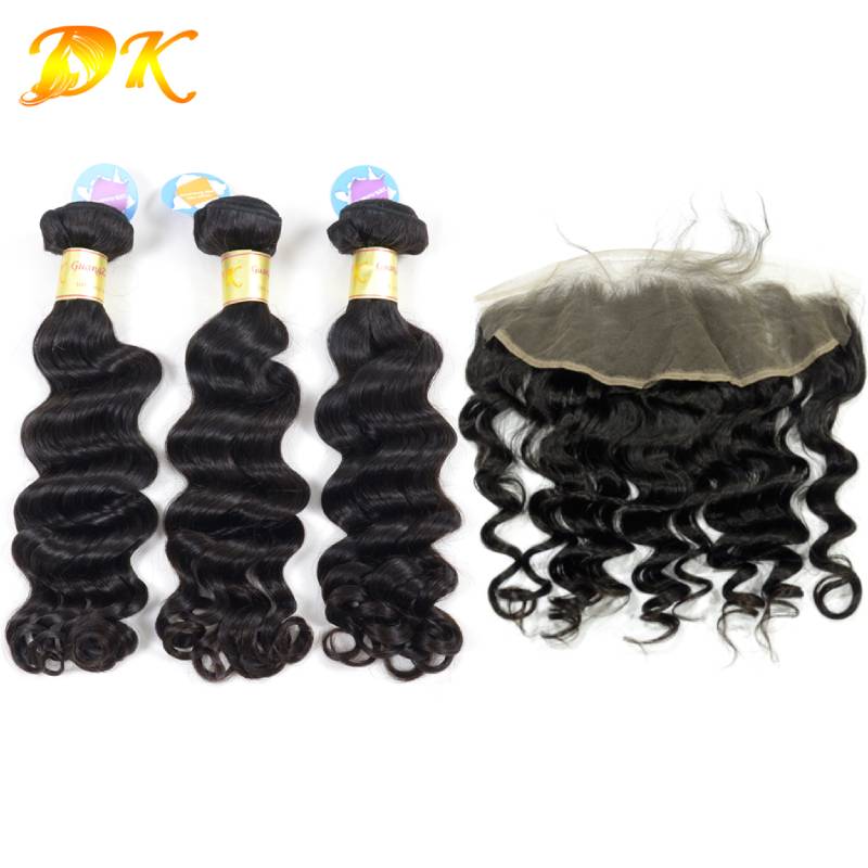 Big Curly Hair Bundles With 13x4 13x6 HD Transparent Lace Frontal Plus Virgin Human Hair