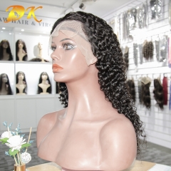Jerry Kinky Curly 13x4 13x6 Lace Front Wig Pre-plucked Natural Hairline Hand Tied Deluxe Human Virgin Hair Wigs