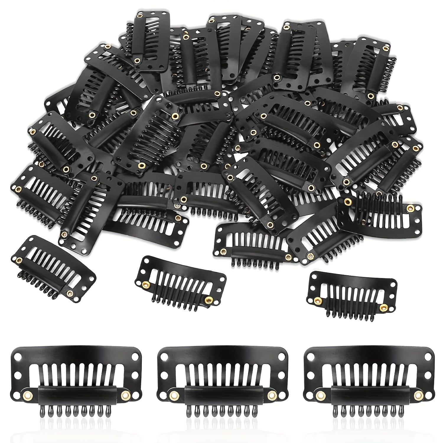 Snap Clips for Hair Extensions & Wigs 20pcs/pack