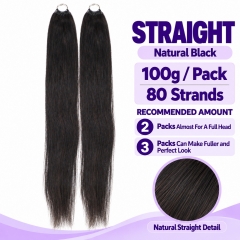 Body Wave Mermaid Braids Crochet Human Hair for Boho Braids Miracle Knots Ready Pre-Separated Time-Saving Design
