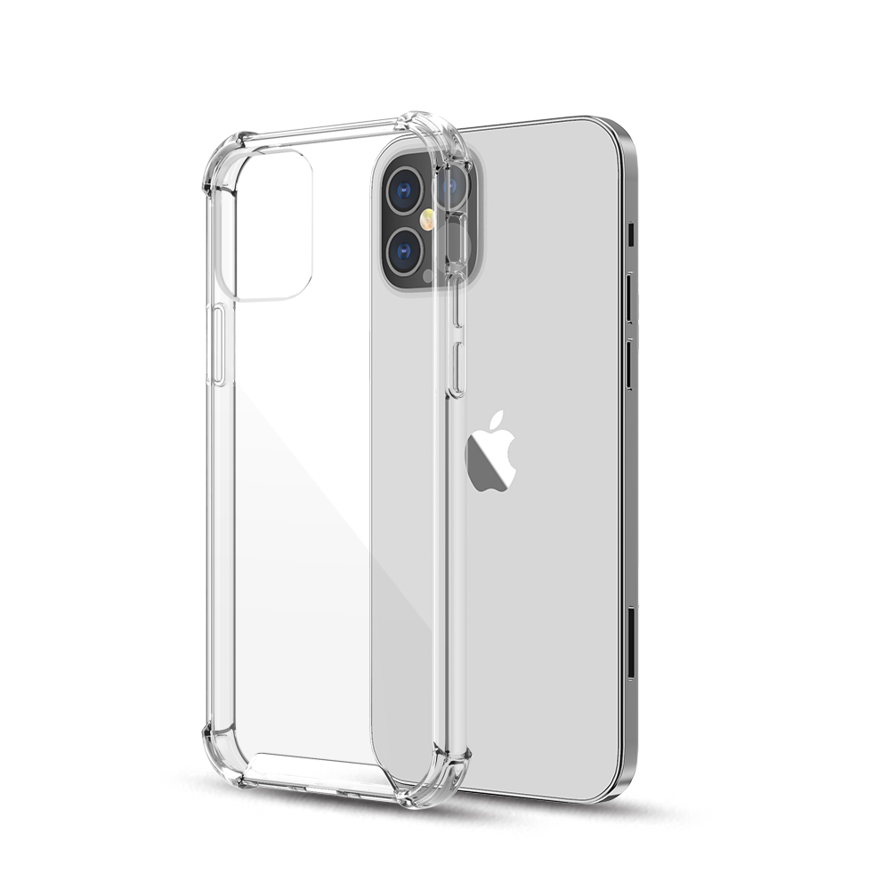 Transparent fashion phone case with acrylic simplicity for iPhone 12 ...