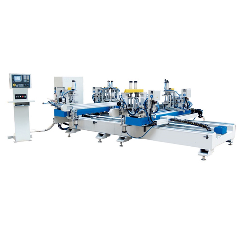 Máquina de soldadura horizontal de cuatro esquinas CNC UPVC