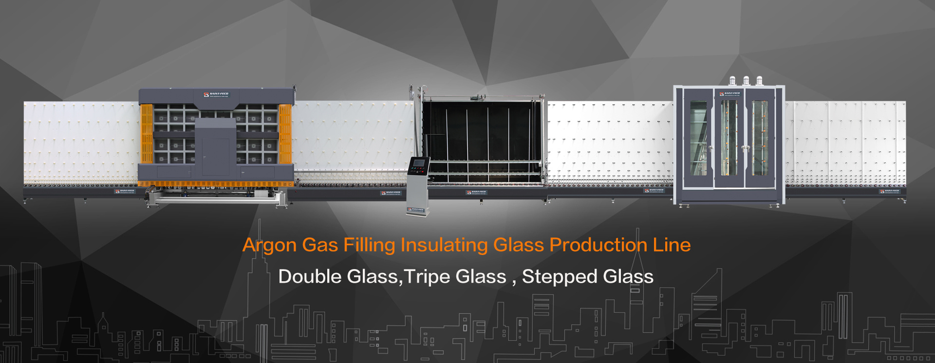 Argon Gas Filling Insulating Glass Production Line