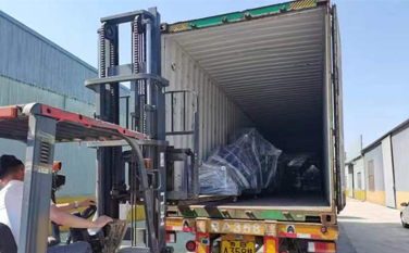 PVC Window Machine Loading to India