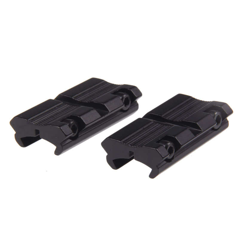 thumbnail image 2 of 2Pcs 3/8" 11mm Dovetail To 7/8" 20mm Picatinny Rail Adaptor Scope Mount – SINAIRSOFT 2 of 6