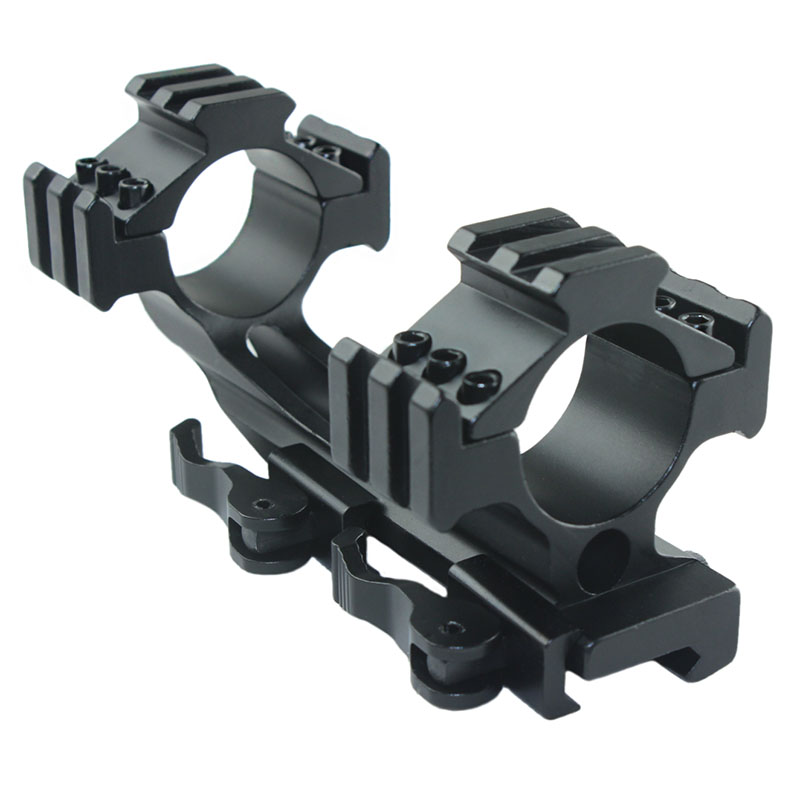 Quick Release One Piece Scope Mount/30mm or 25.4mm One Piece Triple ...