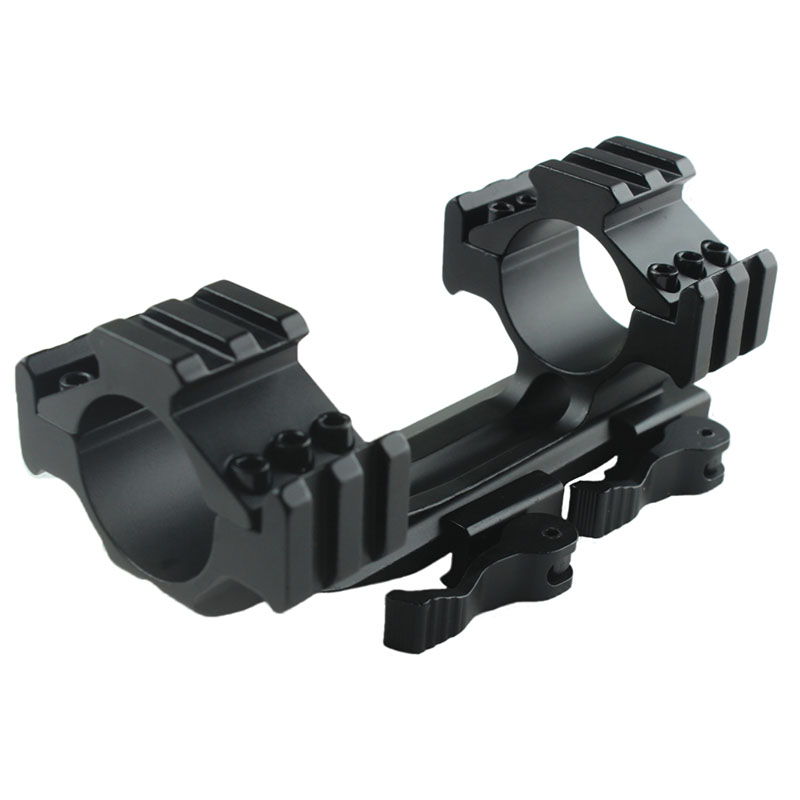 Quick Release One Piece Scope Mount 30mm Or 25.4mm One Piece Triple 