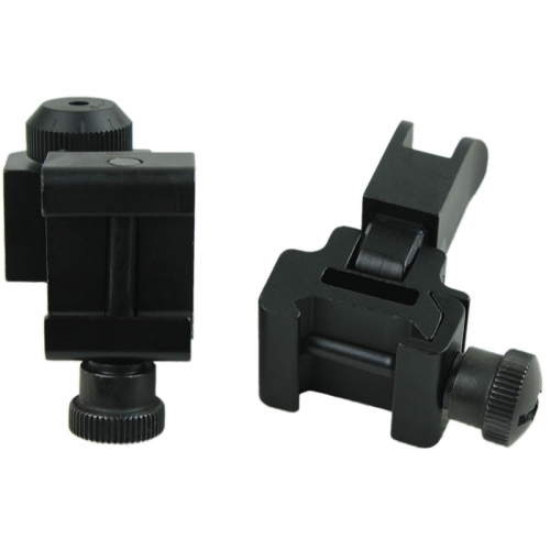 Free Shipping New AR Rapid Transition Tactical Front and Rear Flip-up Sight  Set
