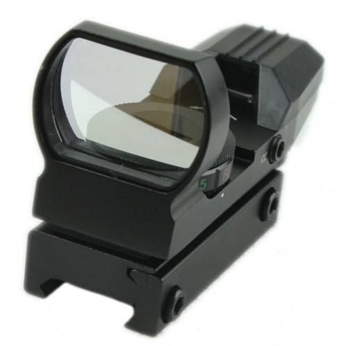 Free Shipping Holographic 4 Reticle Red/Green Dot Tactical Reflex Sight Scope with Mount for Gun 33mm